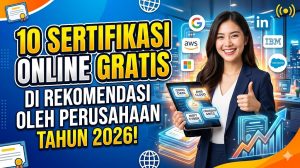 10 Sertifikasi Online Gratis yang Diakui Perusahaan Tahun 2026