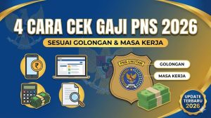 4 Cara Cek Gaji PNS 2026 Sesuai Golongan dan Masa Kerja